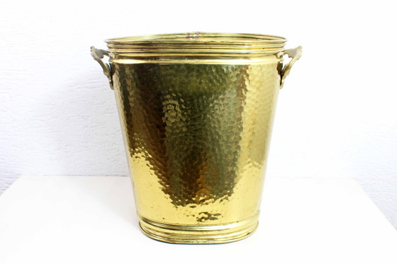 Image 1 of Vintage Brass Umbrella Stand 1960