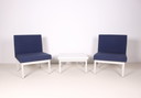 2x Poltrone Postmoderne Design Belga