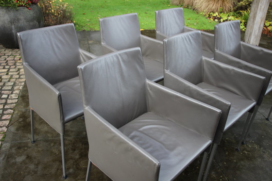 Image 1 of Sedie da pranzo Montis Charly in pelle 