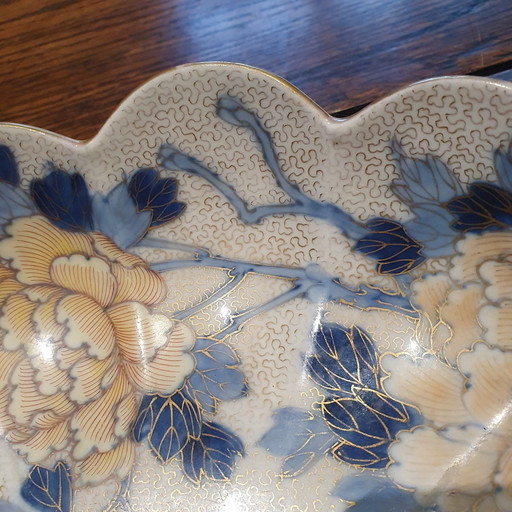 Imari Dish Rare Fukagawa Serji