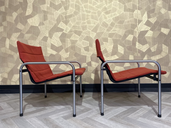 Image 1 of 2 X Ultrex Armchairs By Just Meijer For Kembo From The 1970s.