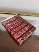 Set of 6x vintage knife rests glass