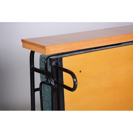 Image 1 of Vintage brown and blue Bauhaus sofa, 1930s