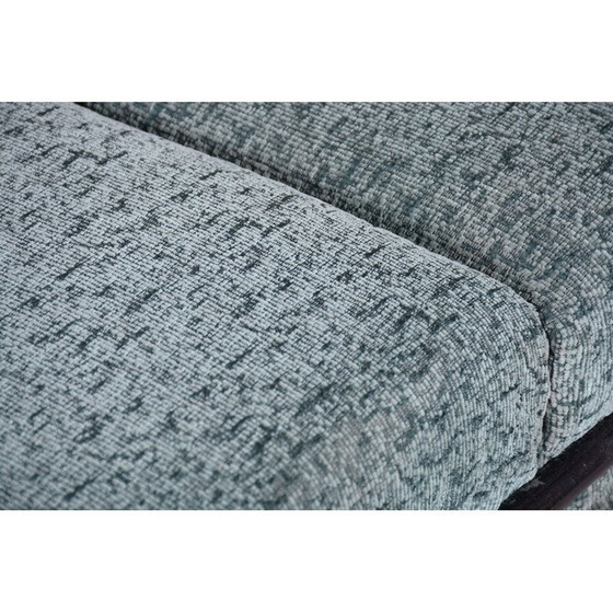 Image 1 of Vintage brown and blue Bauhaus sofa, 1930s