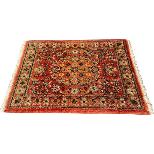 Alfombra vintage de lana virgen, Bélgica, 1990