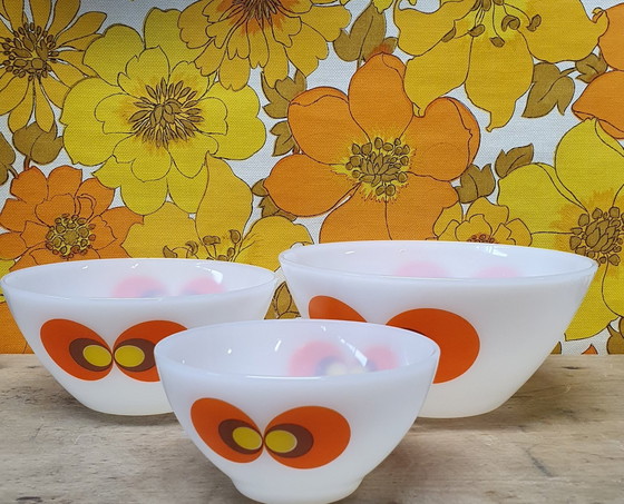 Image 1 of 1835 Schott Jenaglas Spage Age Bowls Set