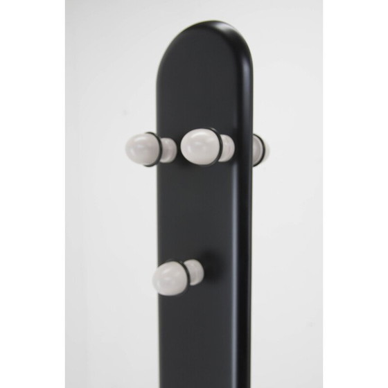 Image 1 of Vintage wood and marble coat rack, Italy 1970s