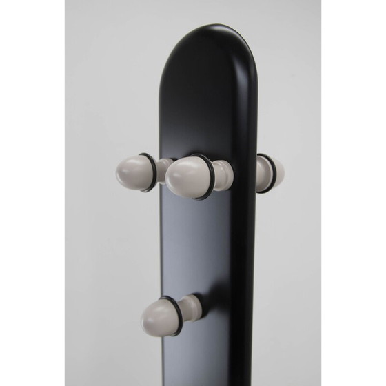 Image 1 of Vintage wood and marble coat rack, Italy 1970s