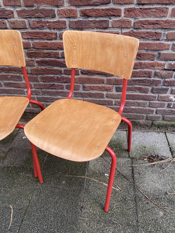 Image 1 of Overtoom School Chairs Set Of 3