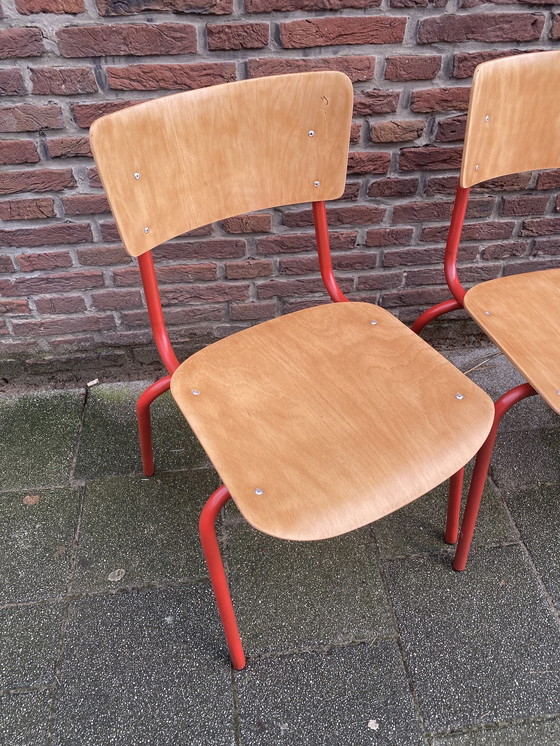 Image 1 of Overtoom School Chairs Set Of 3