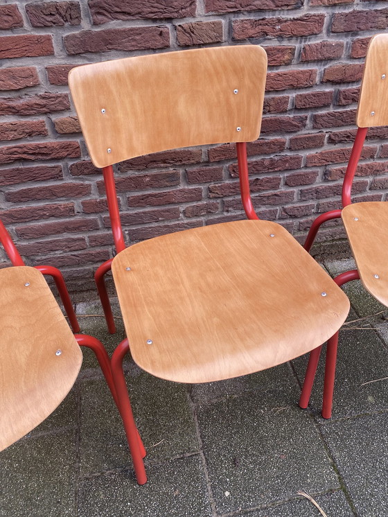 Image 1 of Overtoom School Chairs Set Of 3