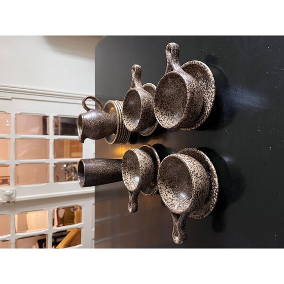 Image 1 of Set of vintage cutlery from the potters of the Salins Abbey, 1970