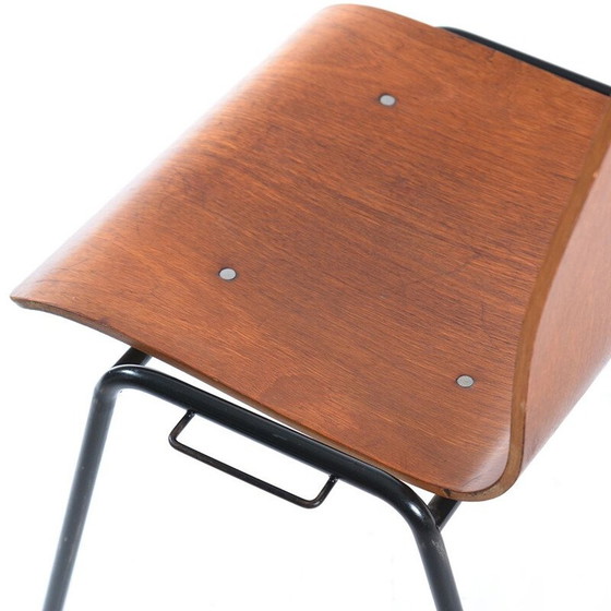 Image 1 of German chair in plywood and metal