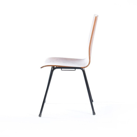 Image 1 of German chair in plywood and metal