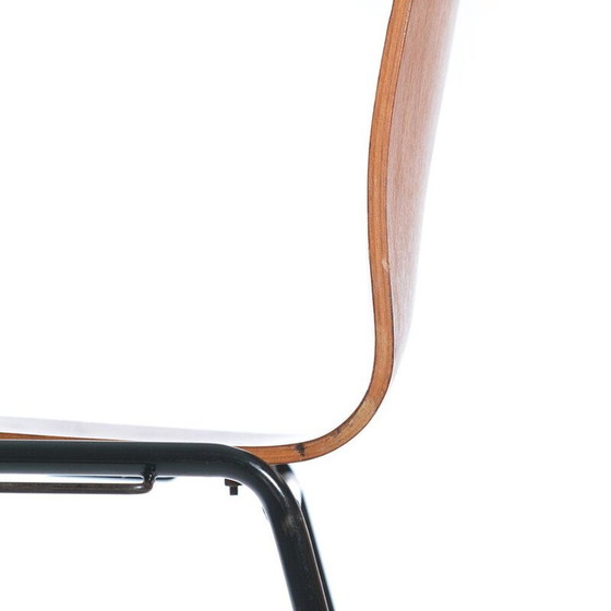 Image 1 of German chair in plywood and metal