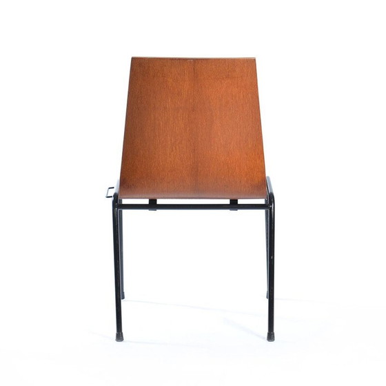 Image 1 of German chair in plywood and metal