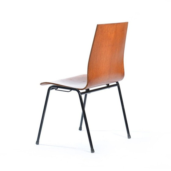 Image 1 of German chair in plywood and metal