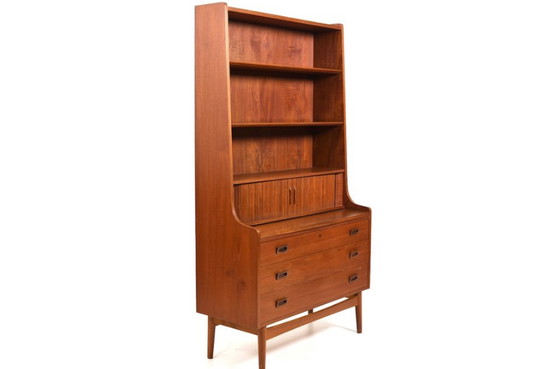 Image 1 of Secretary in Teak by Johannes Sorth for Nexø, 1960s