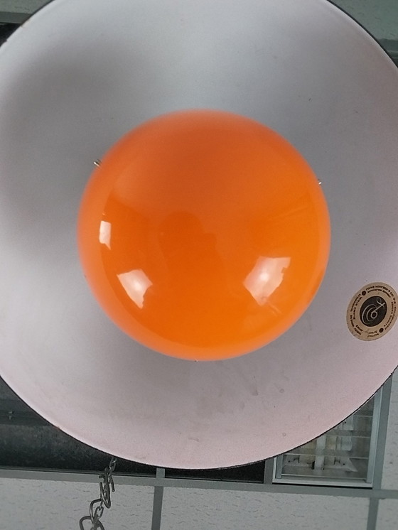 Image 1 of 2 x Lámpara colgante Verner Panton Flowerpot años 60 naranja