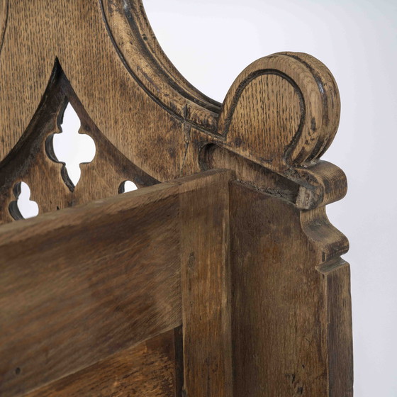 Image 1 of 2x Gothic Church Pews