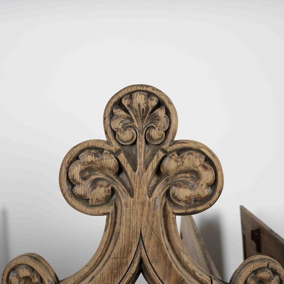 Image 1 of 2x Gothic Church Pews