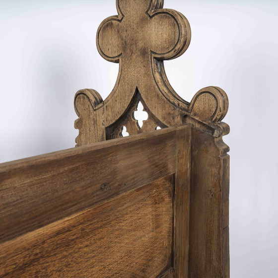 Image 1 of 2x Gothic Church Pews