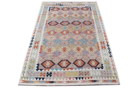 Wool Afghan Kilim - 260 X 172 Cm - New