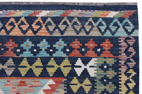 Image 1 of Hand-woven Afghan Kilim -New- 250 X 178 Cm