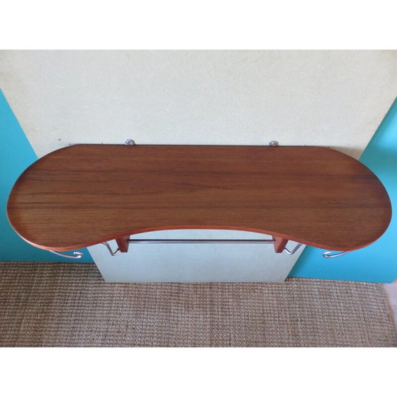 Image 1 of Vintage teak hat and coat rack, 1960