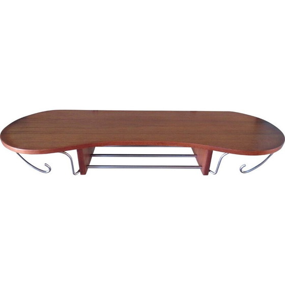 Image 1 of Vintage teak hat and coat rack, 1960
