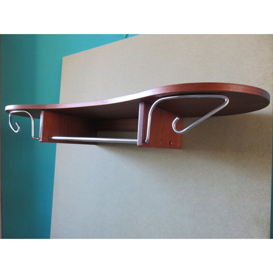 Image 1 of Vintage teak hat and coat rack, 1960