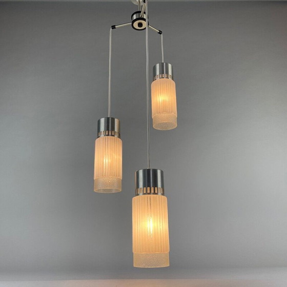 Image 1 of Lampadario vintage a tre bracci, Cecoslovacchia 1970