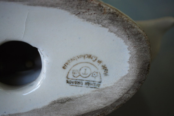 Image 1 of Barco de vela de porcelana del artista Ditmar Urbach, 1935