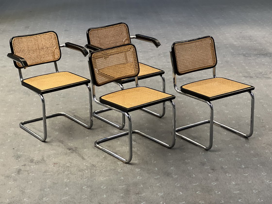 Image 1 of 4x Marcel Breuer Cesca chair