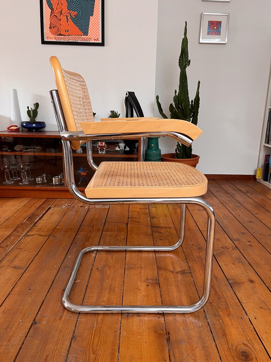 Image 1 of Set Of Two Vintage Marcel Breuer Style Chairs