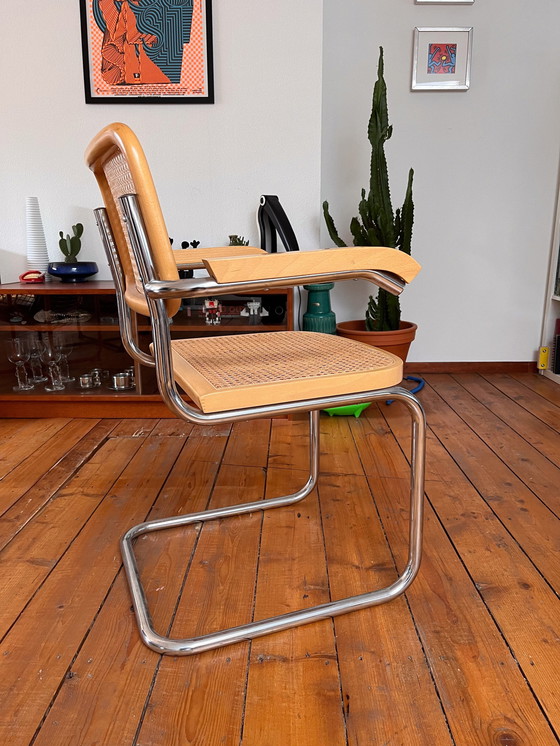 Image 1 of Set Of Two Vintage Marcel Breuer Style Chairs