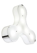Studio Italia TRIS-AP Lampada da parete cromata