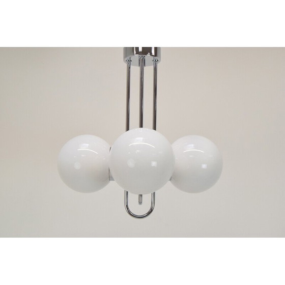 Image 1 of Lámpara de araña de mediados de siglo de Jílové u Děčína, Checoslovaquia, años 70