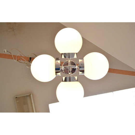 Image 1 of Lámpara de araña de mediados de siglo de Jílové u Děčína, Checoslovaquia, años 70