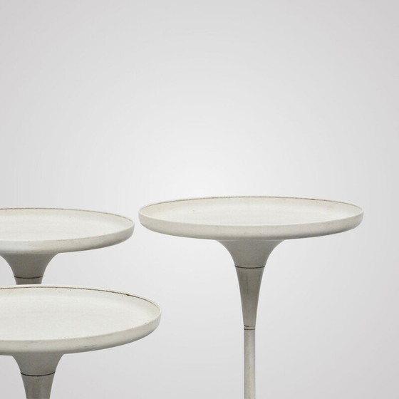 Image 1 of Vintage lacquered metal coffee table, France 1970