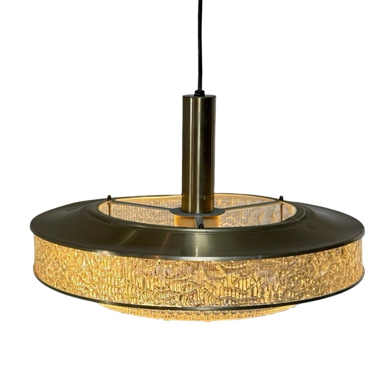 Image 1 of Herda - Vintage 70’S Hanging Pendant With Glass Side And Bottom