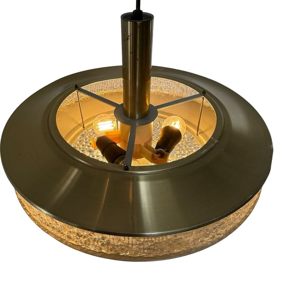 Image 1 of Herda - Vintage 70’S Hanging Pendant With Glass Side And Bottom