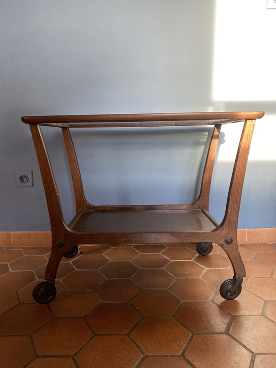 Image 1 of Butlertray Trolley Serving Cart 1930s