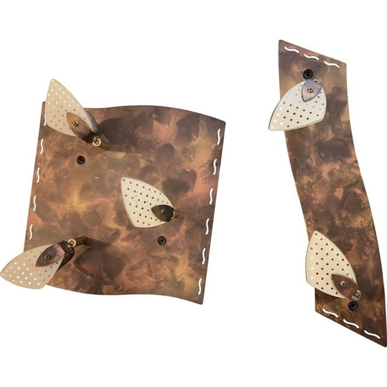 Image 1 of Pair of vintage sconces Primavera 1980s
