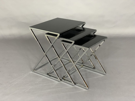 Image 1 of Modern glass tables side tables glass table extendable coffee table