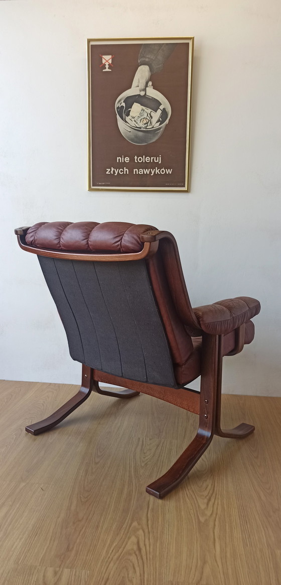 Image 1 of Mid-Century Modern Leather Easy Chairs