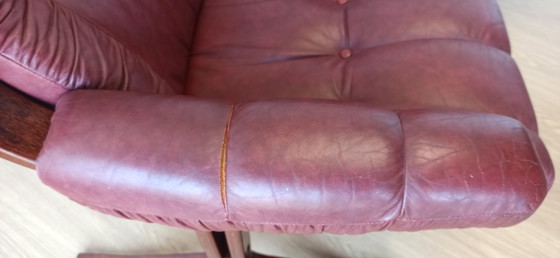 Image 1 of Mid-Century Modern Leather Easy Chairs