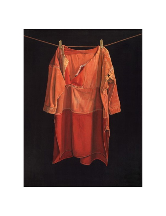 Image 1 of Jopie Huisman--Red Beaded Shirt on Black Door