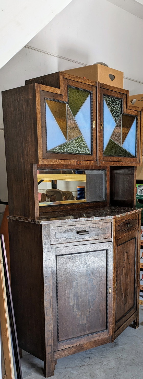 Image 1 of Art Deco wooden sideboard