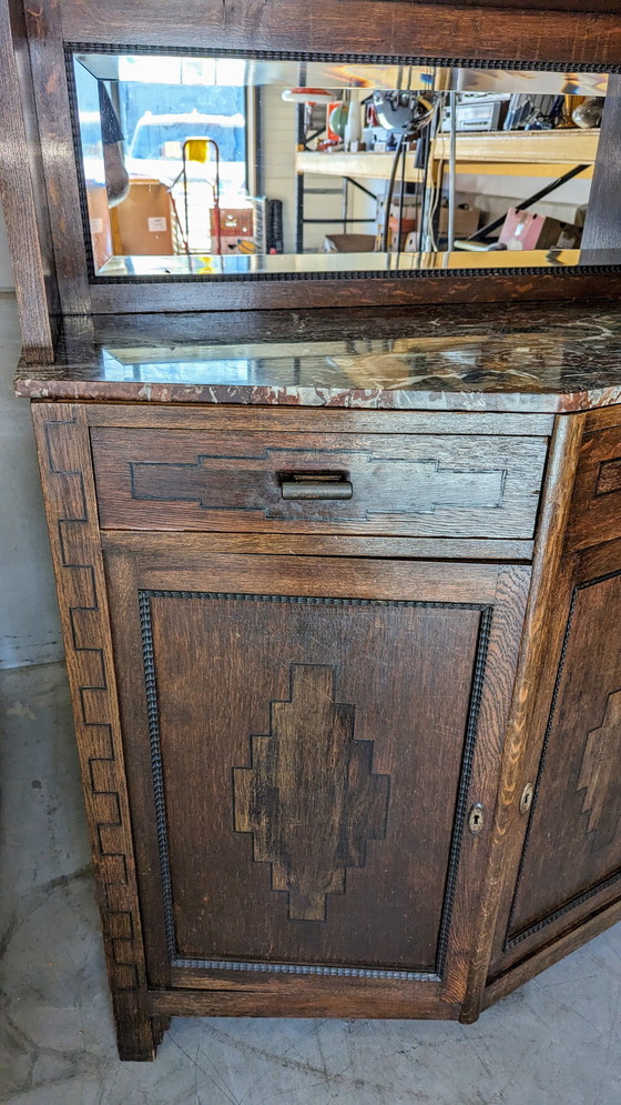 Image 1 of Art Deco wooden sideboard